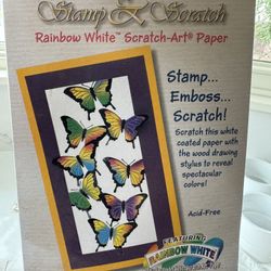 Stamp And Scratch Embossing Paper $1