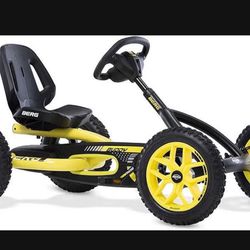 Berg Toys - Buddy Cross Pedal Go Kart - Go Kart - Go Cart for Kids - Pedal Car Outdoor Toys for Children Ages 3-8 - Ride On-Toy - BFR System - Adjusta
