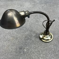 Antique Brass Desk lamp. S.W.Arl