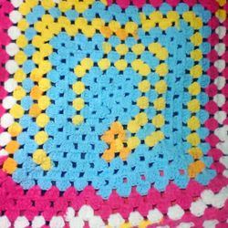 Homemade Crochet Baby Blanket 