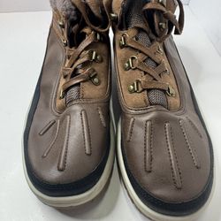 Weatherproof Landon Brown Leather/Rubber Duck Boots Size 11M