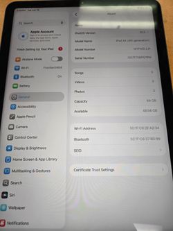 Ipad air 4 like new