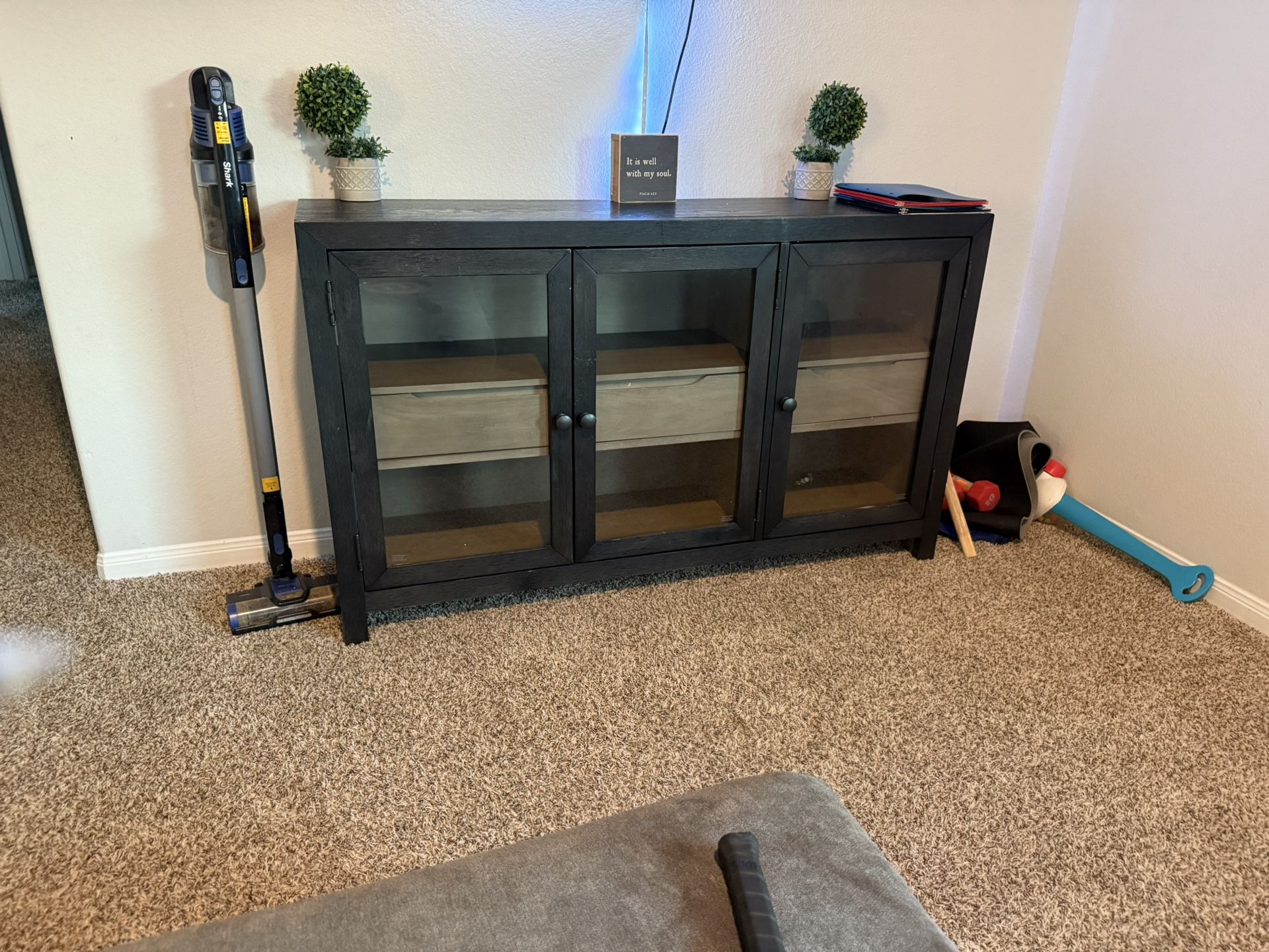 Modern Living Room & Office Furniture Set – Shelves, Cabinet & Couch 