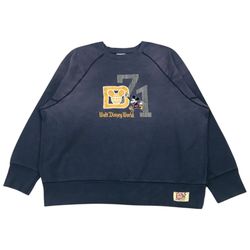 VINTAGE DISNEY SWEATSHIRT 3XL BLUE MICKEY MOUSE SWEATSHIRT PULLOVER DISNEYLAND