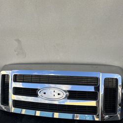 08-10 F250-f550 OEM Front Chrome Grill 