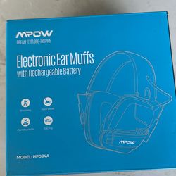 Electronic ear miffs