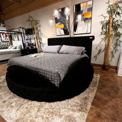 Black Storage bed frame King and Queen size