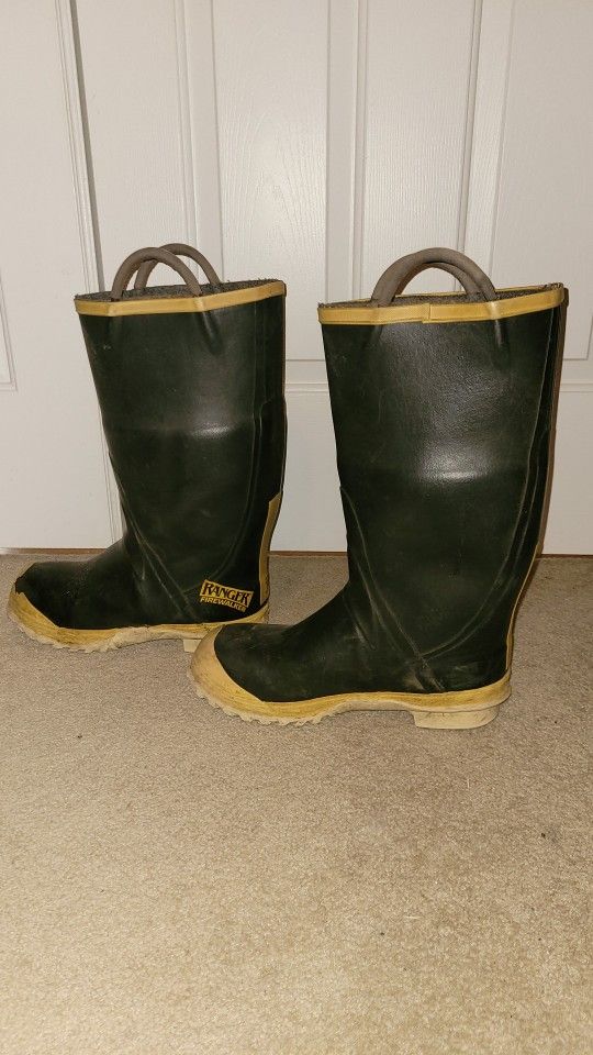 Ranger firewalker Boots Rubber Size 11 medium fireman firefighter