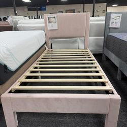 Twin Size Bed Frame in Pink