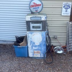 Vintage Antique Wayne 505 Gas Pump Man Cave Gas And Oil Old
