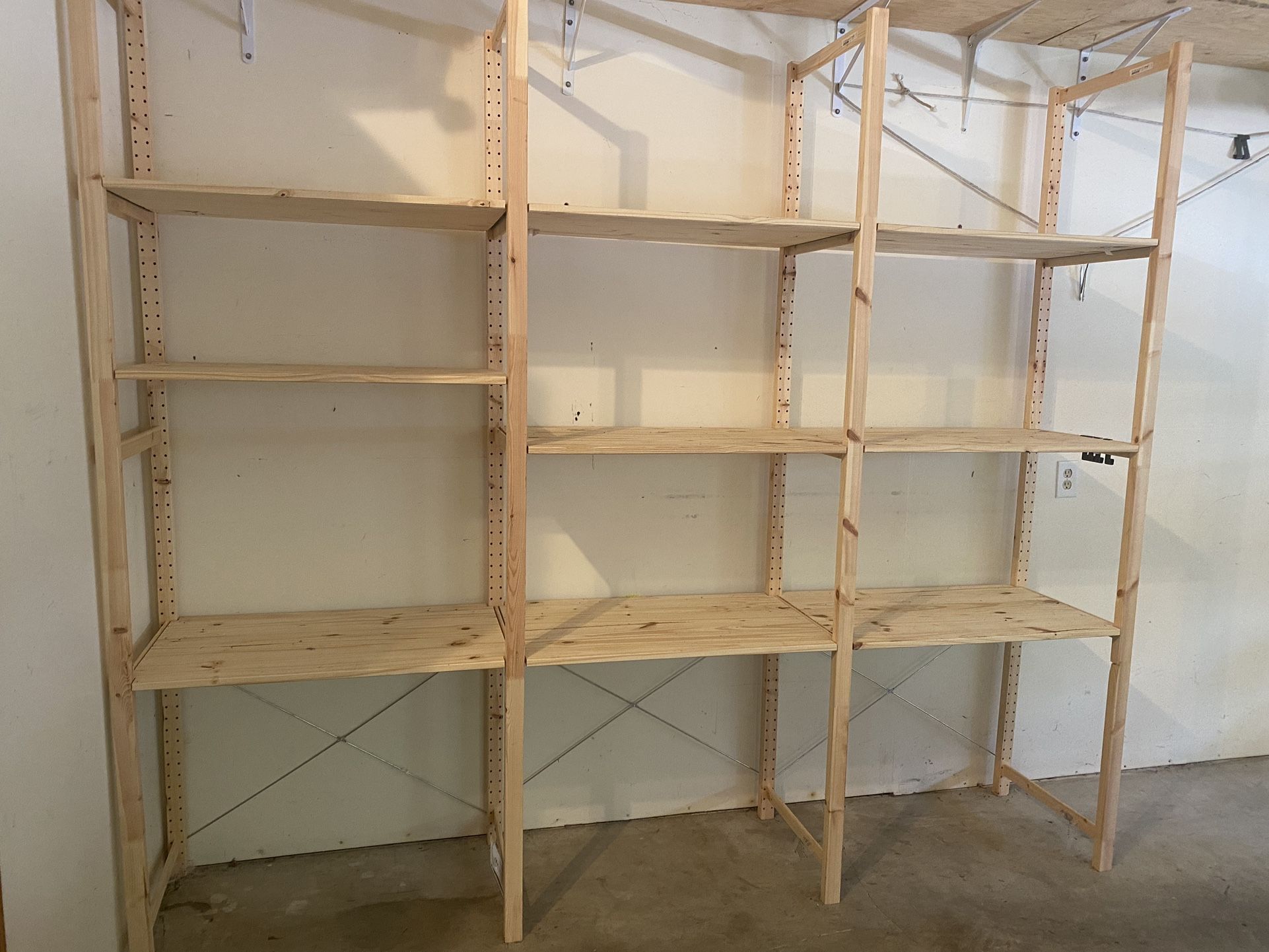 Ikea Ivar Shelves Storage System Deep Garage