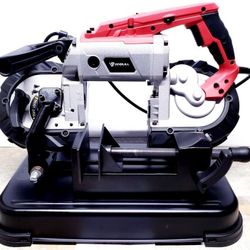 Bandsaw Anbull Portable with Upgraded Removable Alloy Steel Base, 45°-90° Metal Cutting, 10A 1100W Band Saw