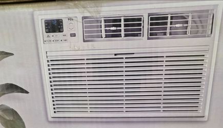 TCL
10,000 BTU (DOE) Through-the-Wall Air Conditioner Cools 450 sq. ft. with Remote and Wi-Fi Enabled in White