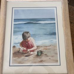Water Color Framed Print
