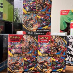 Mega Evolutions- Booster Bundle X3