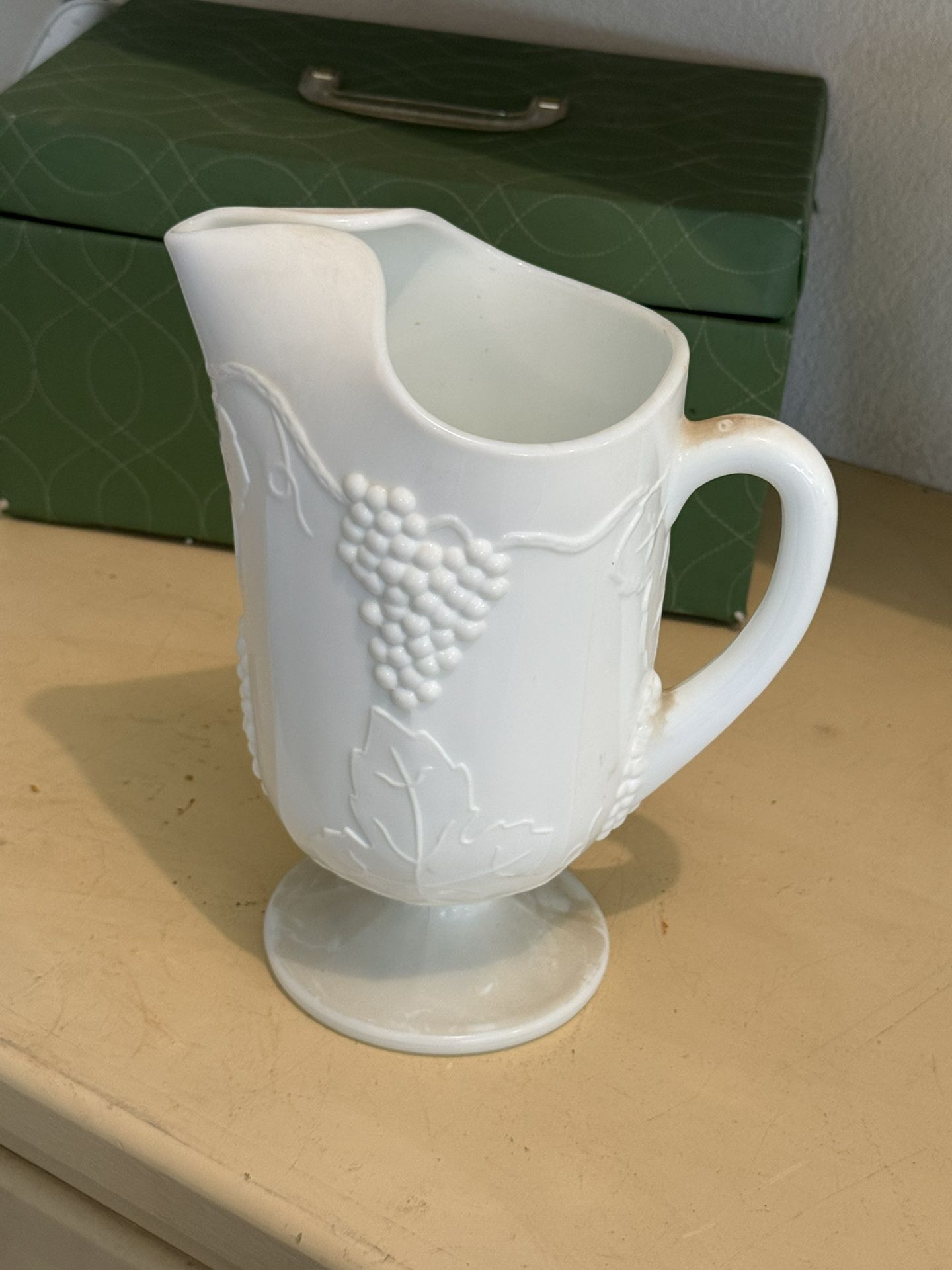 Milk Glass Pitcher