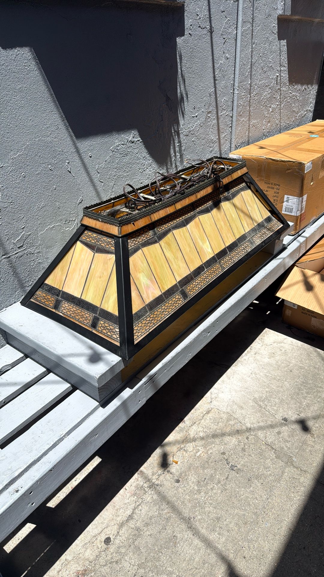 Vintage Pool Table Light