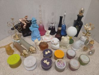 Vintage 1970's Avon Collectible Cologne/Sachet Bottles/Jars ($5-$12 EACH)