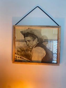 James Dean Framed Photo