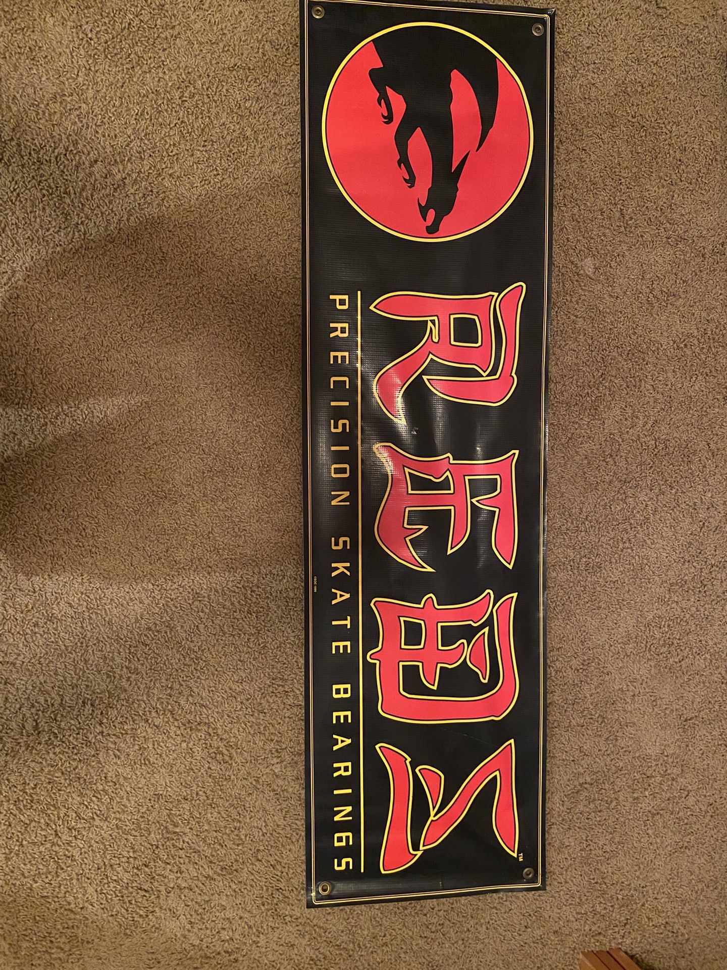 *RARE* Bones Reds Bearings Banner 50”x15”