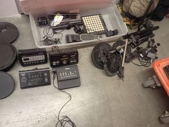 Electronic Drum Module and Parts Lot
