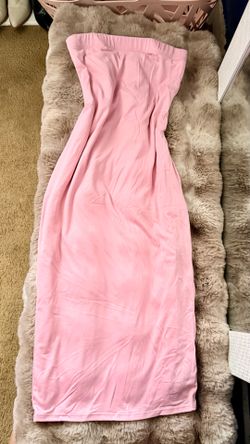 Women Pink Midi Dress / Vestido Rosa