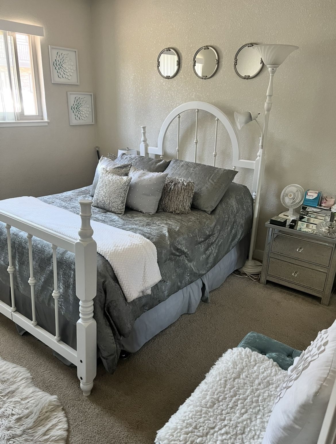 Bed, Mattress, and Dresser For Sale