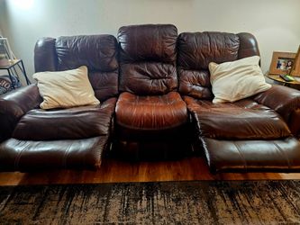 Leather Sofa Recliner - Moving Sale