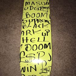 BRAND NEW SUPREME LEE SCRATCH PERRY SKATEBOARD DECK 