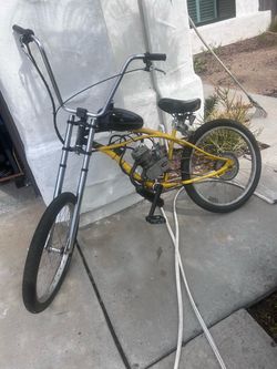 Chopper motorized bicycle