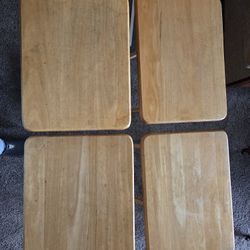 4 TV Tables Sold As Set Of 4