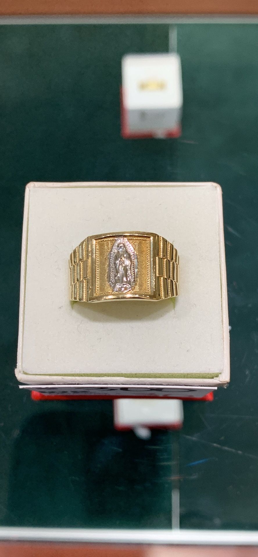 10k Virgin Mary Ring