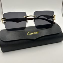 *OFFERS* Mens Cartier Wood Glasses