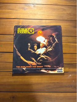 Yo Bum Rush the Show Public Enemy Vinyl