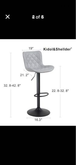 Adjustable counter stools