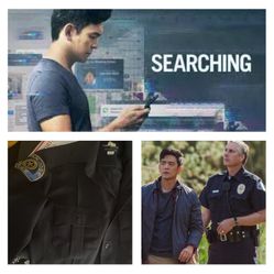 MOVIE WARDROBE -   SEARCHING 2018 *Production Used* San Diego Police Shirt (by Lucy/Uncredited Actress)