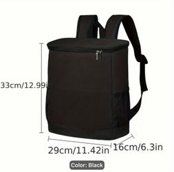 New Black 30 Can insulated backpack cooler