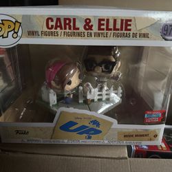 Funko Pop! Disney Pixar Up Carl and Ellie 2020 NYCC Fall Exclusive #979 W/ Case