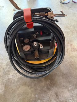 Campbell Hausfeld compressor and Brad Nail gun
