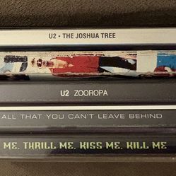 U2 lot of 5 CDs