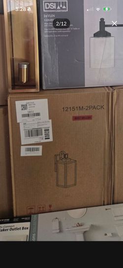 Wall Sconce Light Fixture 2-Pack