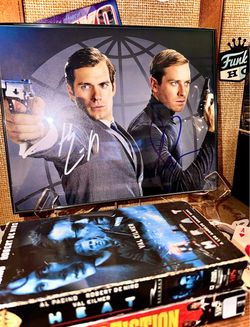 Henry Cavill & Armie Hammer Dual Autograph