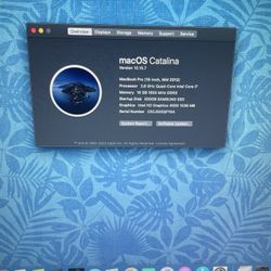 Mid 2012 MacBook Pro Quad-Core i7 15”