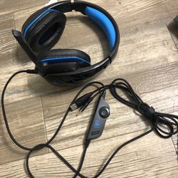 Beexcellent Ps4 Xbox Game Headset For One 3.5Mm Wired Stereo Sound Over-Ear