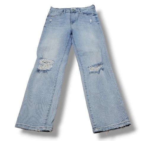 Kensie Jeans Size 10 / 30 W30"xL27" Kensie Vintage Luxe The Straight Jeans Blue Denim Pants Measurements In Description