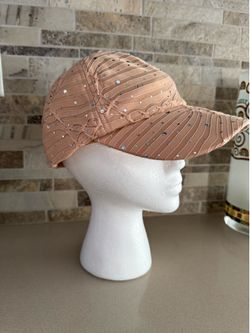 Women's tan colored baseball caps