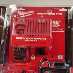 Milwaukee 5.0ah Battery And Charger