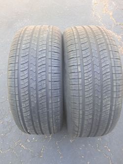 2/ Very nice all season slightly used Tires for sale