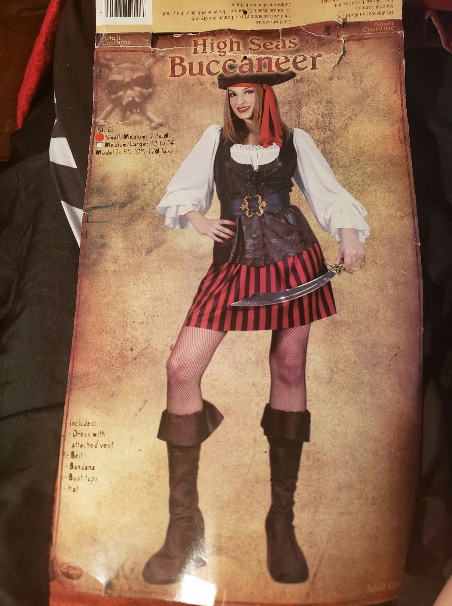 Sexy pirate costume