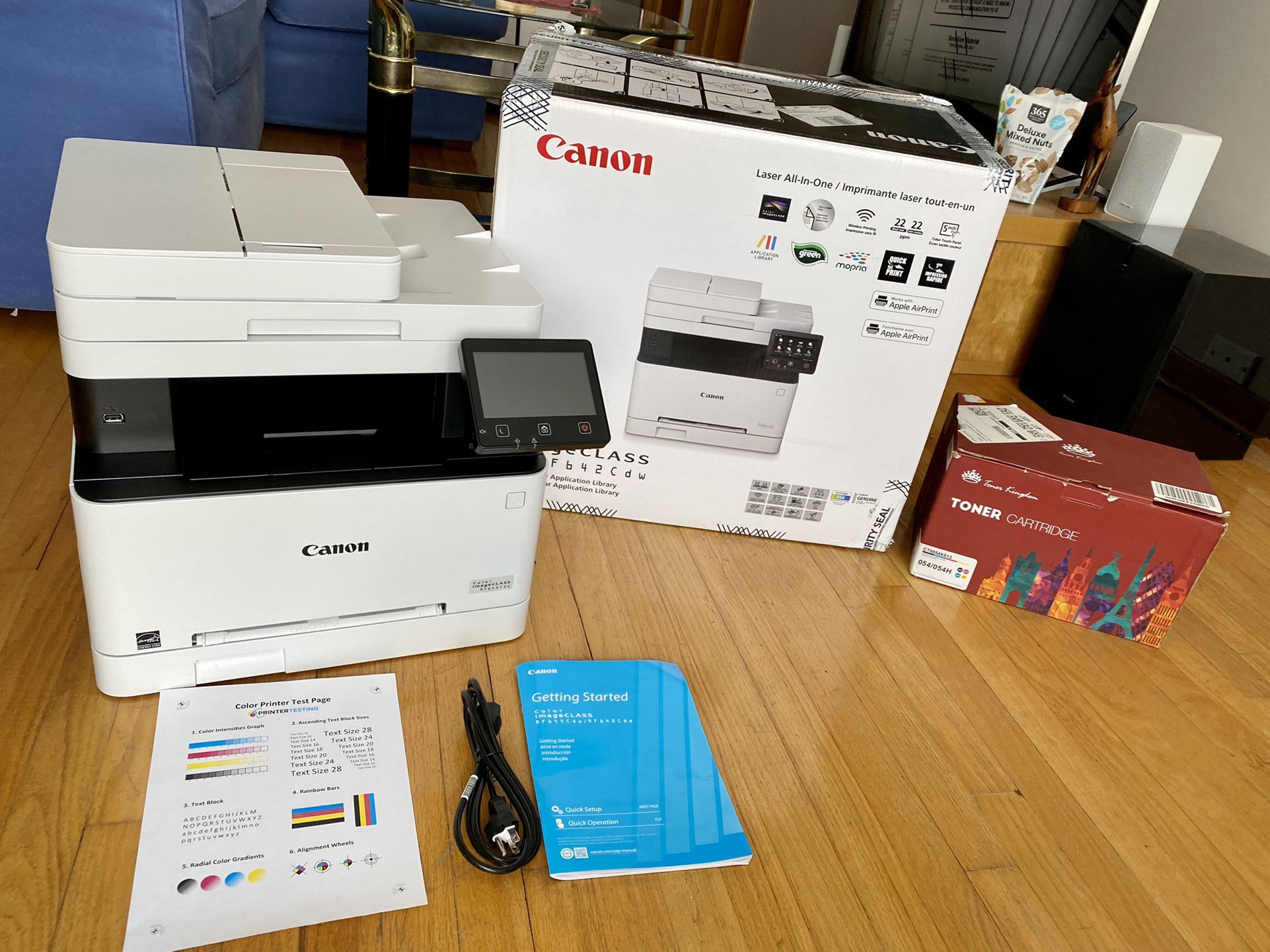 Canon imageClass MF642CDW All-in-One Color Laser Printer Page Count 1708 & Toner